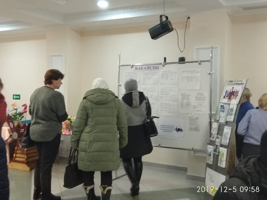 Итоги ярмарки вакансий 05.12.2019 г.